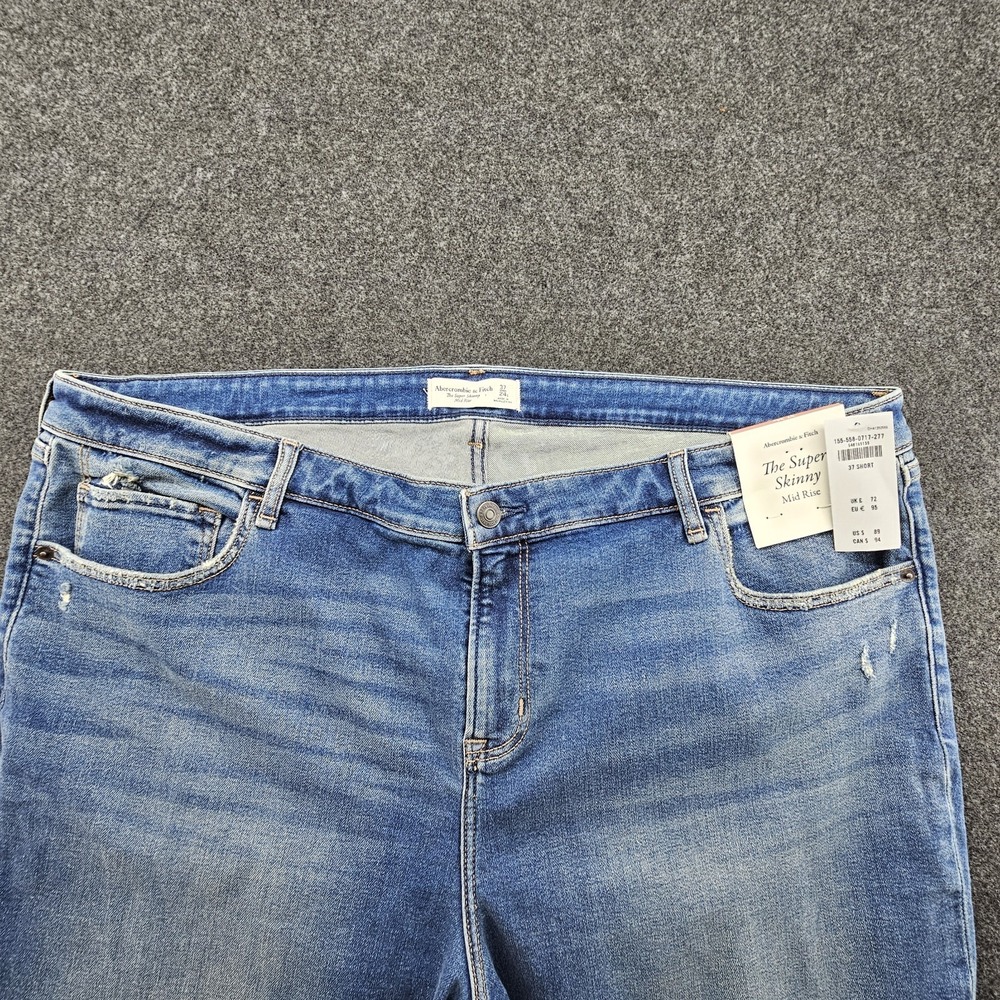 Abercrombie & Fitch The‎ Super Skinny High Rise Jeans Womens 37/24s NWT